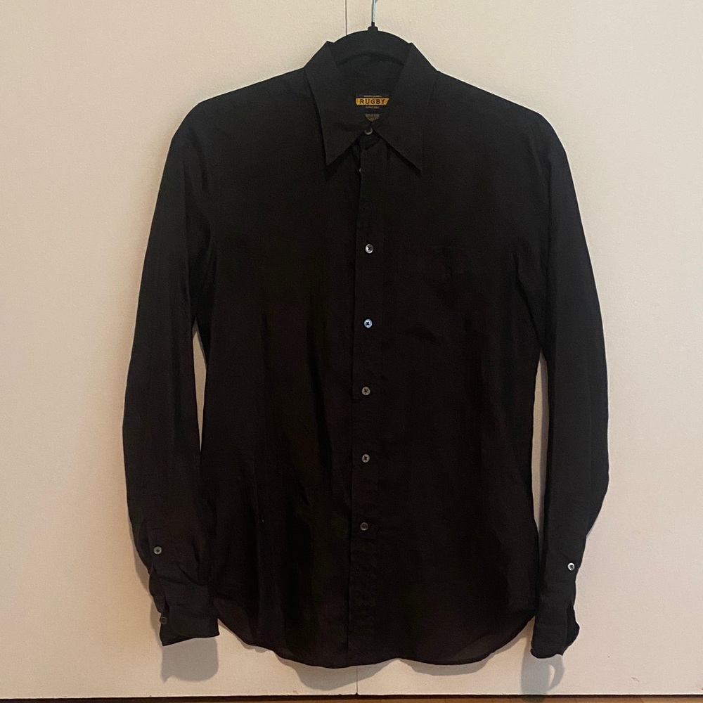 Rugby Ralph Lauren Black Women's Silk Blouse